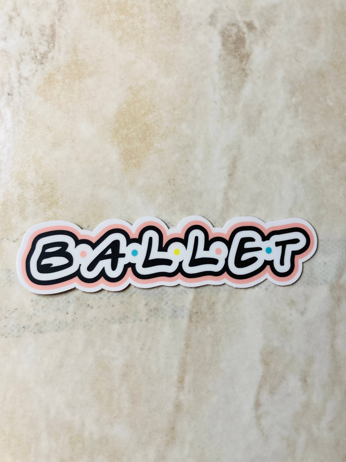 Ballet Parody Sticker, 4" x 1"