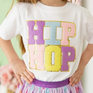 Sweet Wink Hip Hop Patch Easter Short Sleeve T-Shirt