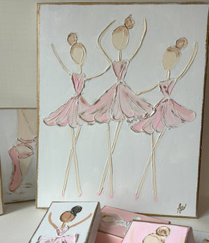 Coddiwomple Ballerina Trio Canvas Art