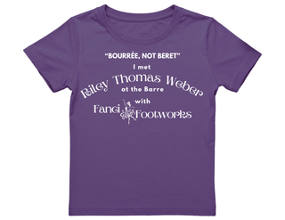 Bourree, Not Beret with Riley Thomas Weber T-shirt