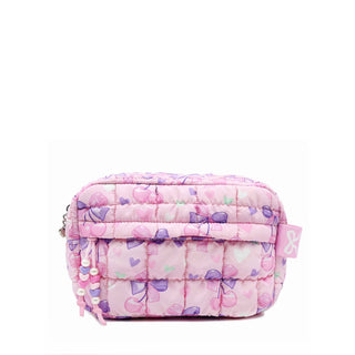 OMG Quilted Scrunchies Cherry Bow Printed Pouch