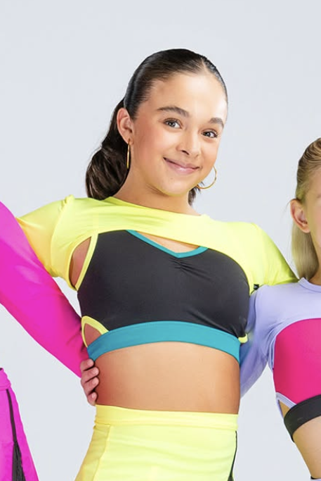 Daroch Vibe Shrug & Soul Shorts Neon Yellow SET