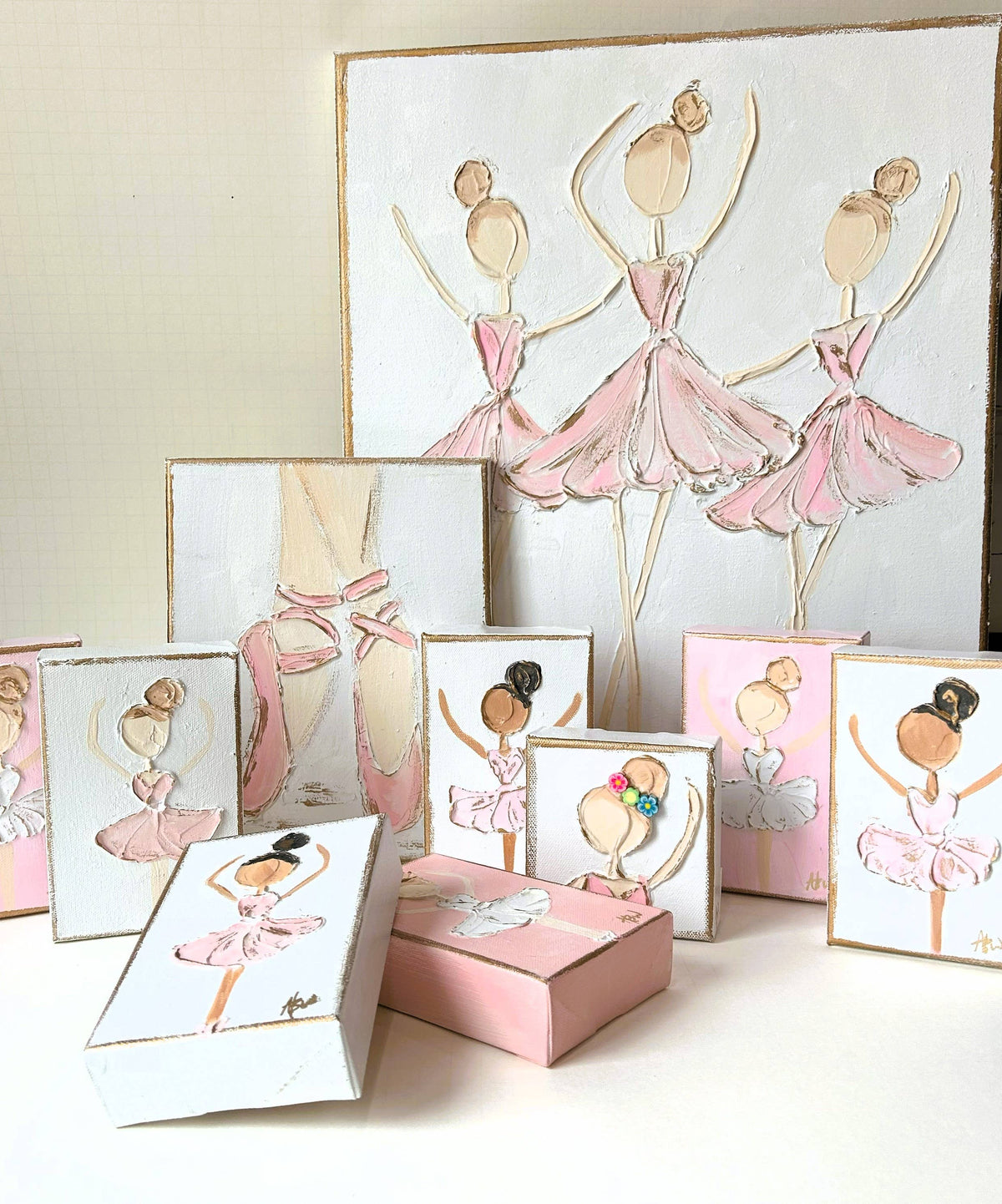 Coddiwomple Ballerina Trio Canvas Art
