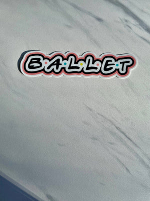 Ballet Parody Sticker, 4" x 1"