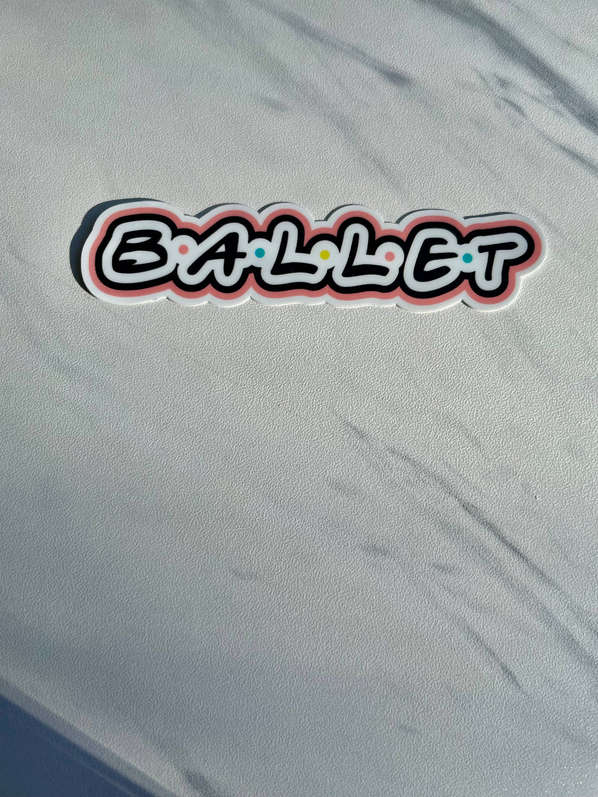 Ballet Parody Sticker, 4" x 1"