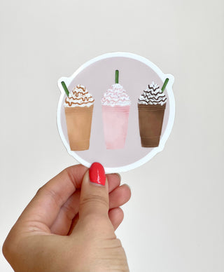 Vinyl Sticker - Frappes