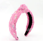 Kid and Tween Pink Denim Headband