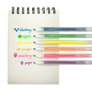 Yummy Yummy: Scented Neon Gel Pens (Set of 6)