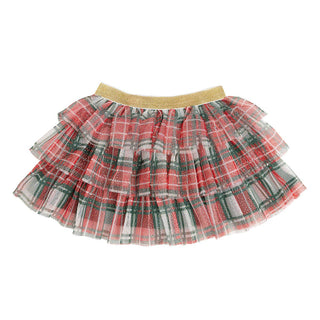 Sweet Wink Holiday Plaid Tiered Tutu