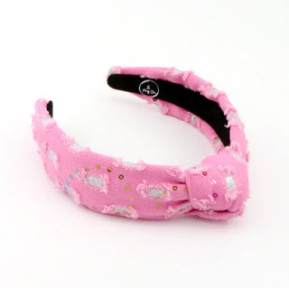Kid and Tween Pink Denim Headband