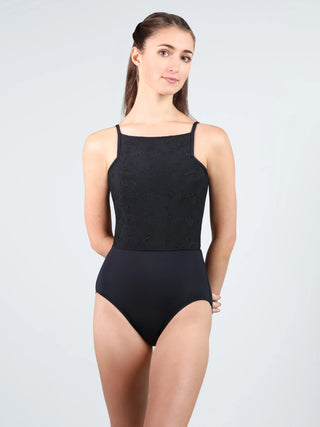 Suffolk 2834A Macaron Square Neck Camisole Adult Leotard