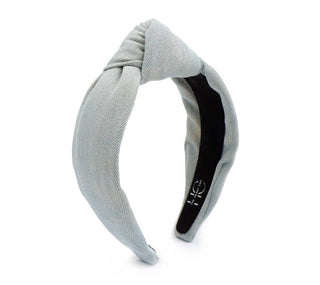 Adult Denim Knotted Headband