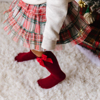 Sweet Wink Holiday Plaid Tiered Tutu