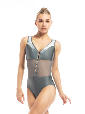 Eleve Dancewear Sholeh Blue Agave Tank Leotard