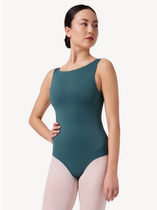 CAPEZIO SE1009W V BACK PINCH TANK LEOTARD