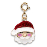 CHARM IT! CICC1433 Gold Glitter Santa Charm