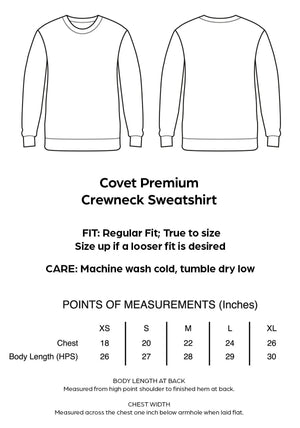 Covet BALLERINA Embroidered Adult Pullover