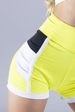 Daroch Dynamic Top & Fighter Short Pop Yellow SET
