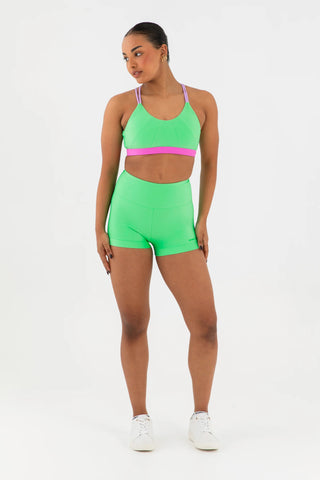 Every Turn High Rotation Crop Top /Hi-Waisted Short Set