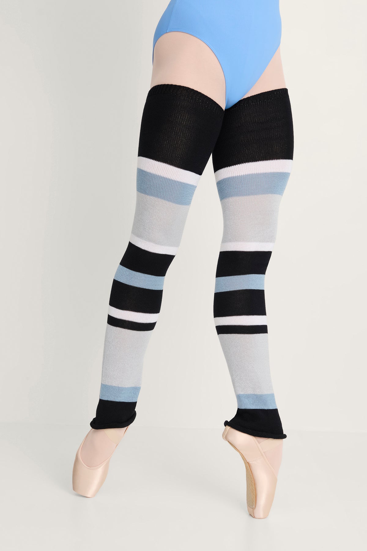 Intermezzo 2048 Striped Bamboo Long Legwarmers