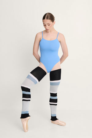 Intermezzo 2048 Striped Bamboo Long Legwarmers