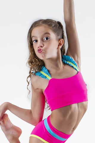 Daroch Joy Top & Magic Brief Neon Pink SET