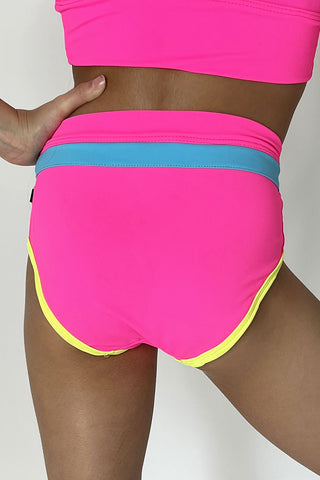 Daroch Joy Top & Magic Brief Neon Pink SET