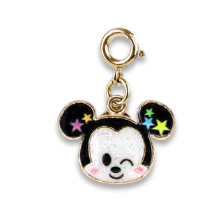 CHARM IT! MIC01C4 Gold Glitter Mickey Charm