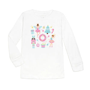 Sweet Wink Nutcracker Doodle Christmas Long Sleeve Shirt