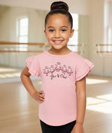 Covet Dance Paw De Chat Flutter Sleeve Tee