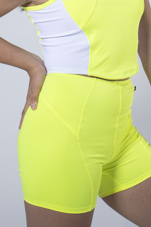 Daroch Vibe Shrug & Soul Shorts Neon Yellow SET