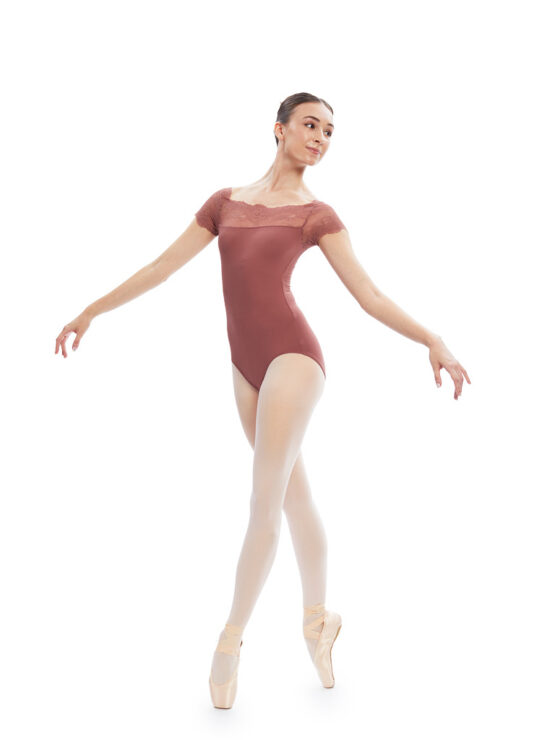 Gaynor Minden Sarabande Cap Sleeve Leotard