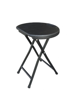 Glam'r Gear® Black Super Sturdy Folding Stool