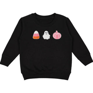 SWEET WINK HALLOWEEN TREATS PATCH SWEATSHIRT