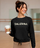 Covet Dance Toe Tape Drawstring Sweatshirt