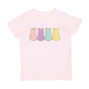 Sweet Wink Easter Peeps Patch Short Sleeve T-Shirt
