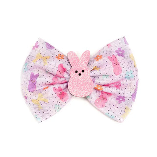 Sweet Wink Coquette Easter Bunny Tulle Bow Clip