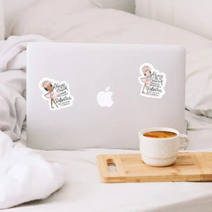 Ballerina Sticker, Bottle Sticker, Laptop Stickers - Fanci Footworks