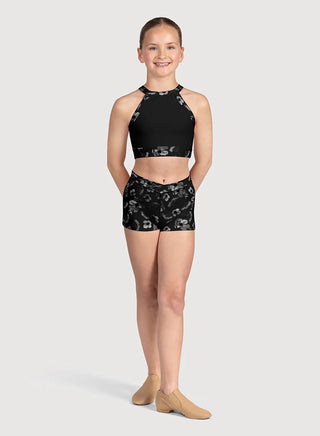 BLOCH CR5224 V FRONT PRINT SHORTS - Fanci Footworks