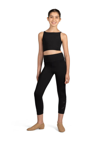 BLOCH M1250C TWIST DTL CROP TOP - Fanci Footworks