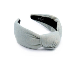 Adult Denim Knotted Headband