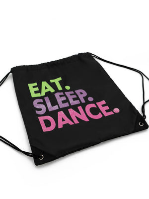 Capezio B292 Eat. Sleep. Dance. Drawstring Bag
