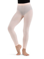 Capezio 1917C Footless Tights With Self Knit Waist Band