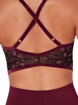 Capezio F12400W Ornate Romance Charisma Cami Criss Cross Back Leotard