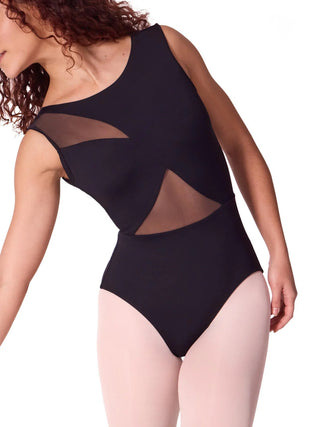 Capezio EL106W Soft Elegance Asymmetrical Boat Neck Leotard