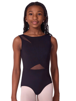 Capezio EL106T Soft Elegance Asymmetrical Boatneck Leotard - Tween