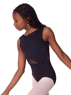 Capezio EL106T Soft Elegance Asymmetrical Boatneck Leotard - Tween