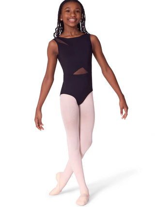 Capezio EL106T Soft Elegance Asymmetrical Boatneck Leotard - Tween