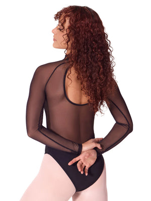 Capezio EL109W Soft Elegance Long Mesh Leotard