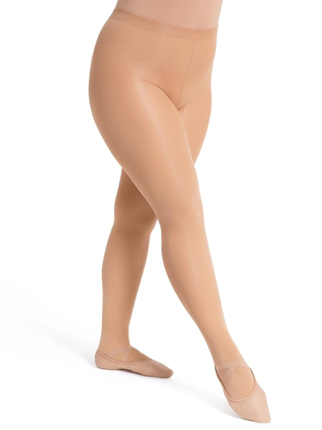 Capezio 1916 Ultra Soft Self Knit Waistband Transition Tight